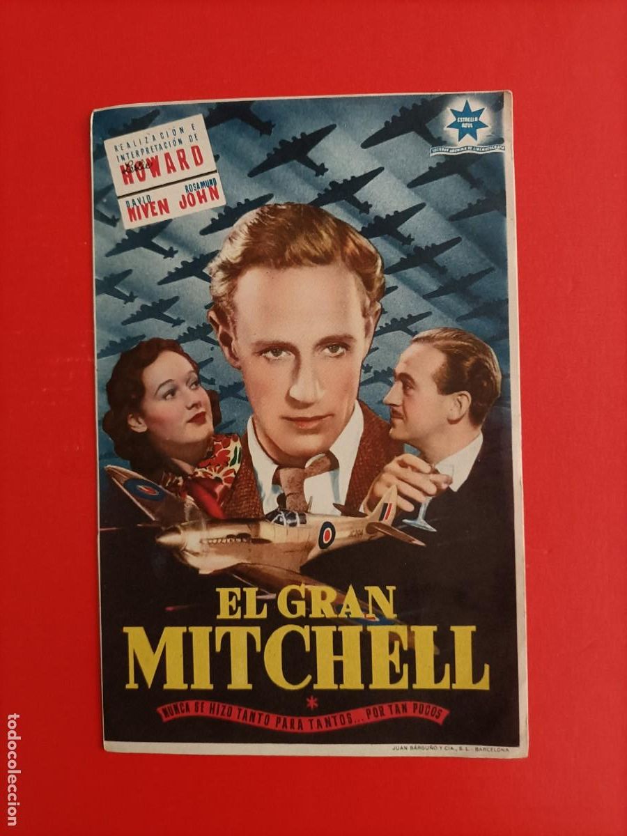 Cine: EL GRAN MITCHELL. LESLIE HOWARD, DAVID NIVEN. S/P. EST&Aacute; NUEVO.
