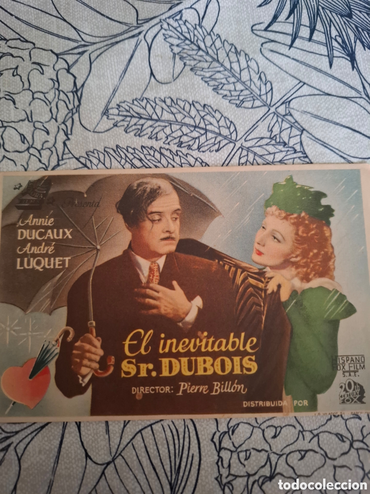 Cine: Programa de cine El inevitable sr Dubois