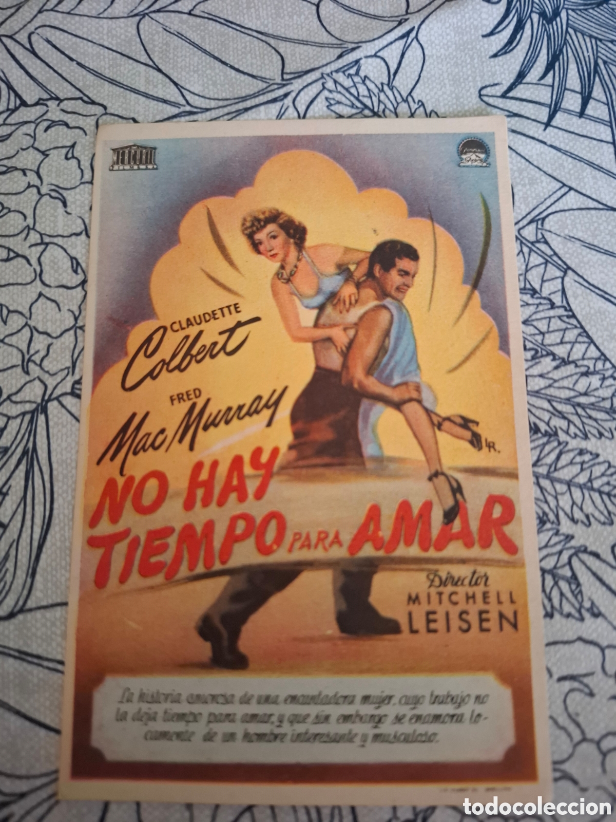 Cine: Programa de cine no hay tiempo para amar