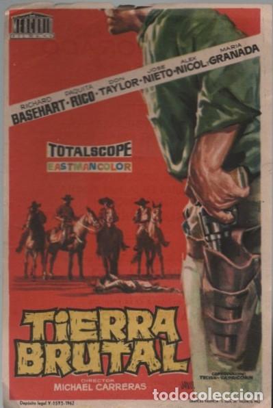 Cine: PROGRAMA DE CINE: TIERRA BRUTAL PC-11427