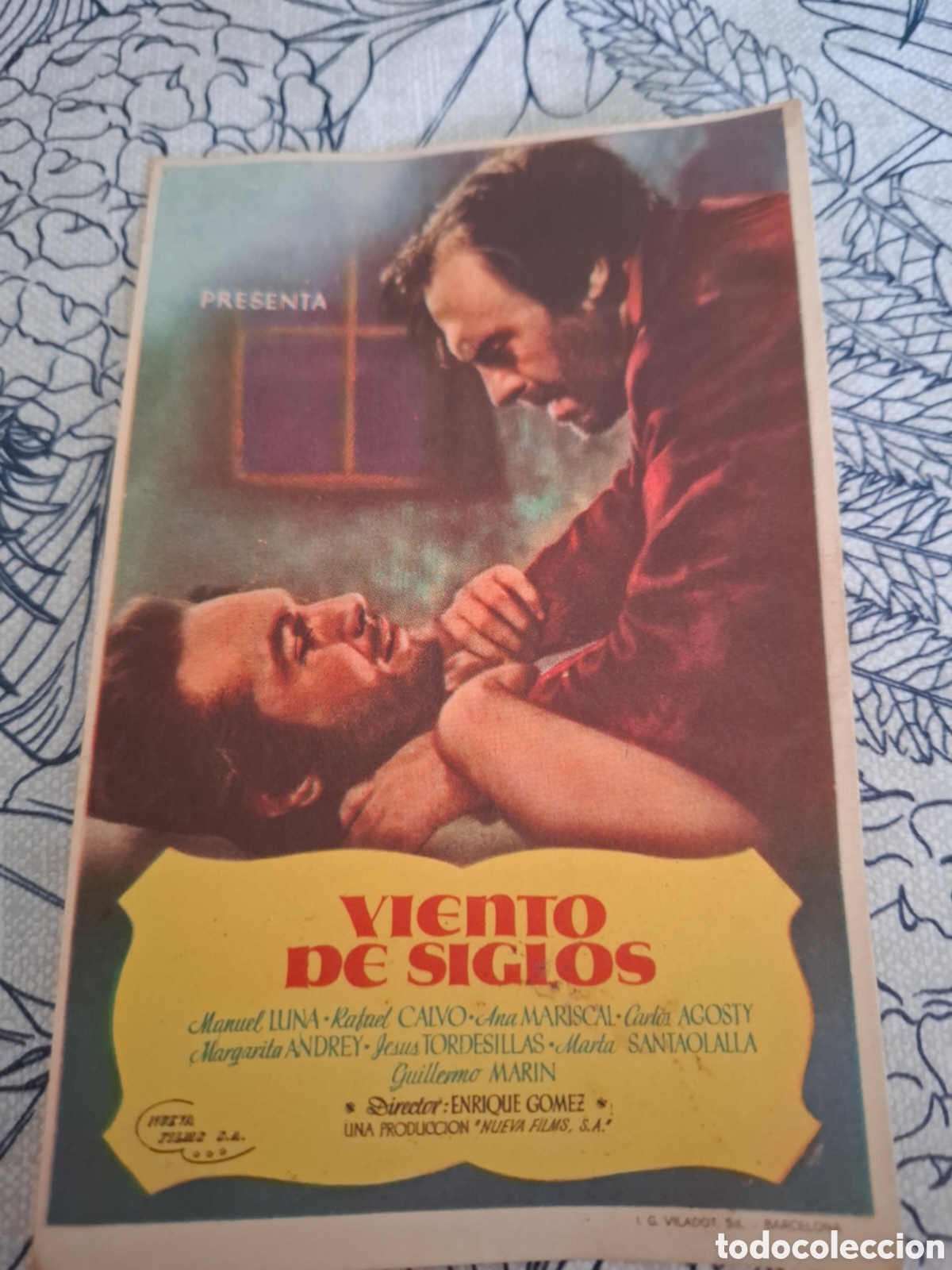 Cine: Programa de cine viento de siglos