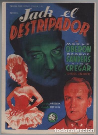 Cine: PROGRAMA DE CINE: JACK EL DESTRIPADOR PC-11437