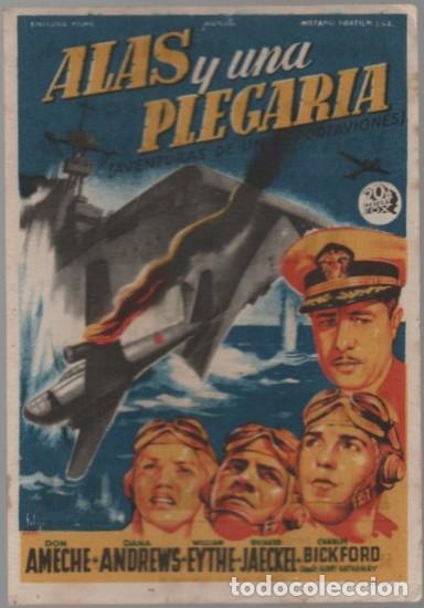 Cine: PROGRAMA DE CINE: ALAS Y UNA PLEGARIA PC-11438