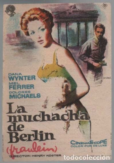 Cine: PROGRAMA DE CINE: LA MUCHACHA DE BERLIN PC-11441