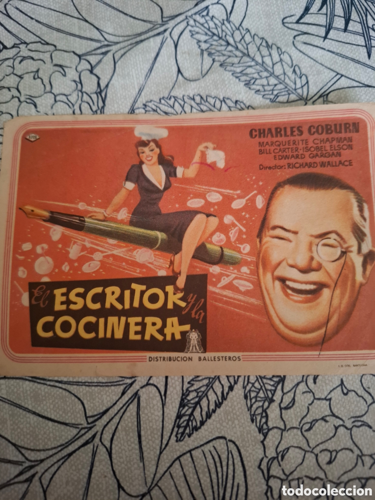 Cine: Programa de cine el escritor y la cocinera