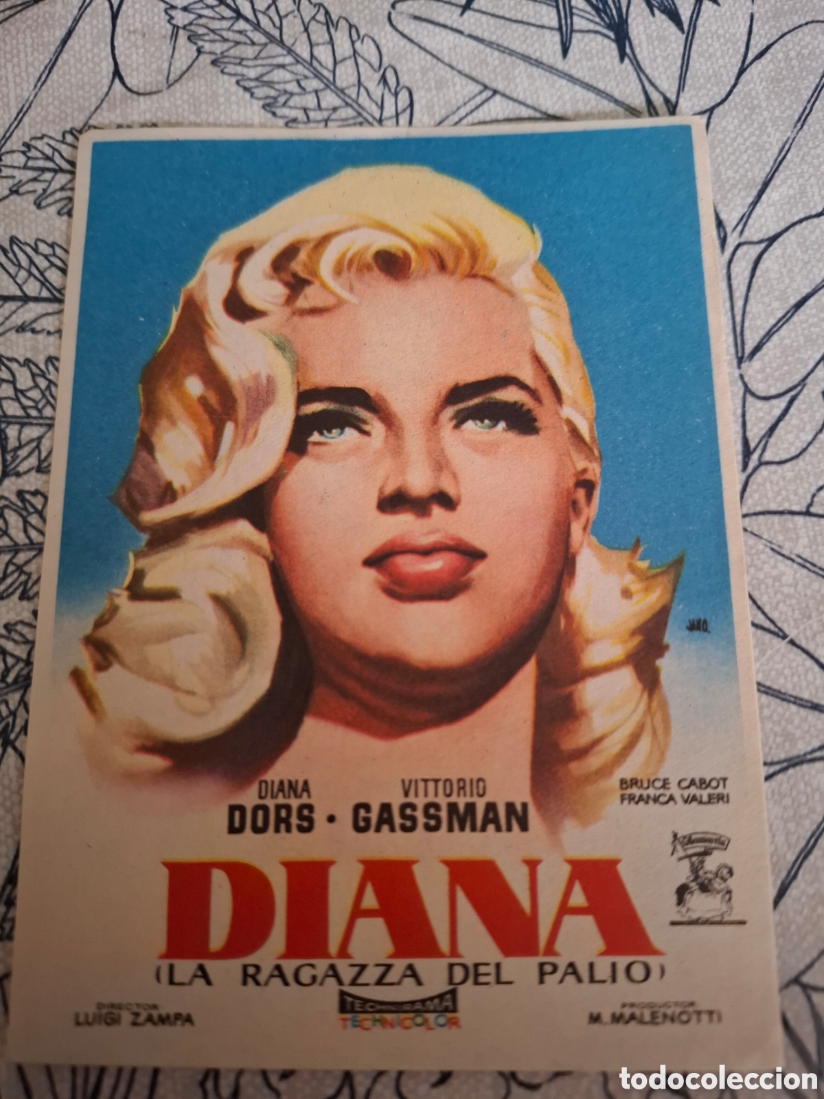 Cine: Programa de cine Diana la rapaza del palio
