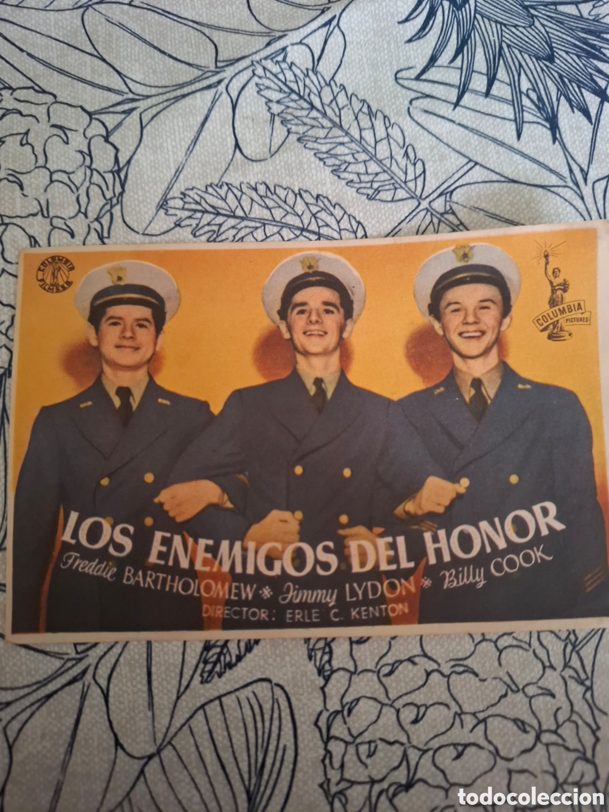 Cine: Programa de cine los enemigos del honor
