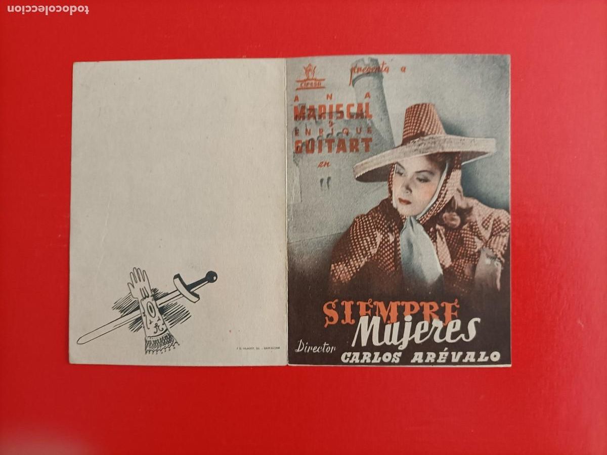 Cine: SIEMPRE MUJERES. ANA MARISCAL, ENRIQUE GUITAR, EST&Aacute; NUEVO, ES DOBLE.