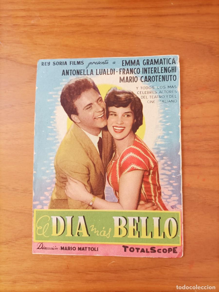 Cine: EL D&Iacute;A M&Aacute;S BELLO, ANTONELLA LUALDI, Y LOS MEJORS ACTORES Y ACTRICES DE ITALIA. S/P.