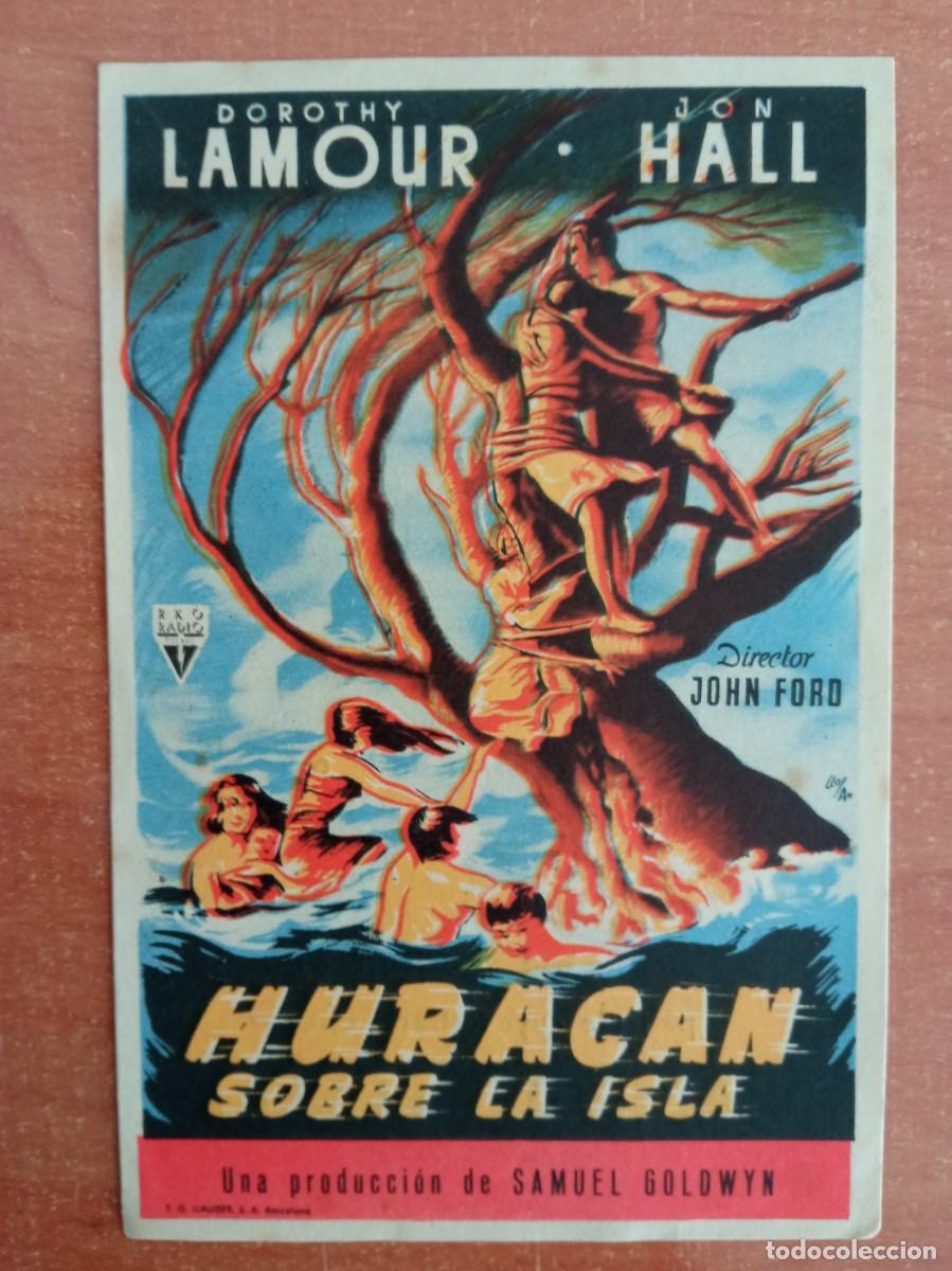 Cine: HURACAN SOBRE LA ISLA, DOROTHY LAMOUR, CINE CAMPOS ELISEOS, GIJON, ASTURIAS