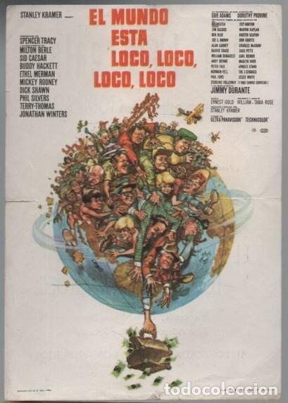Cine: PROGRAMA DE CINE: EL MUNDO ESTA LOCO LOCO LOCO PC-11449