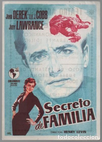 Cine: PROGRAMA DE CINE: SECRETO DE FAMILIA PC-11450