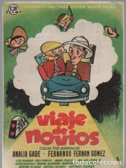 Cine: PROGRAMA DE CINE: VIAJE DE NOVIOS PC-11455