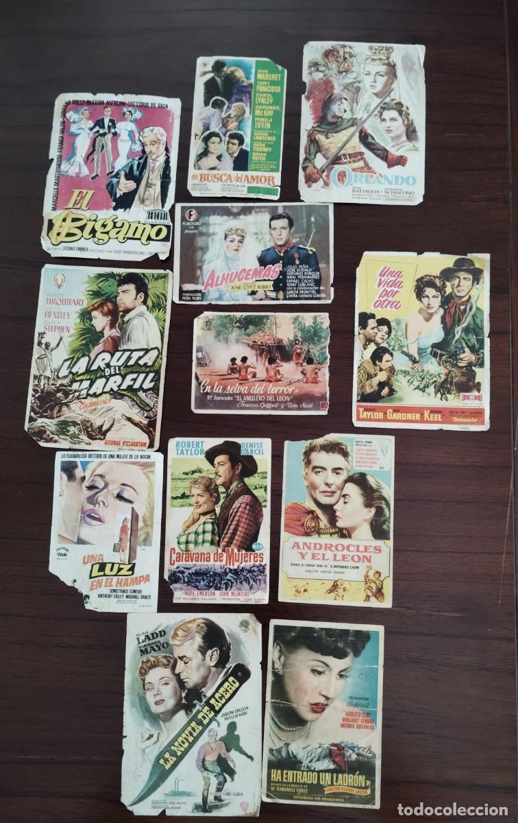 Cine: 12 FOLLETOS DE MANO. CINE....EL ENVIO ESTA INCLUIDO