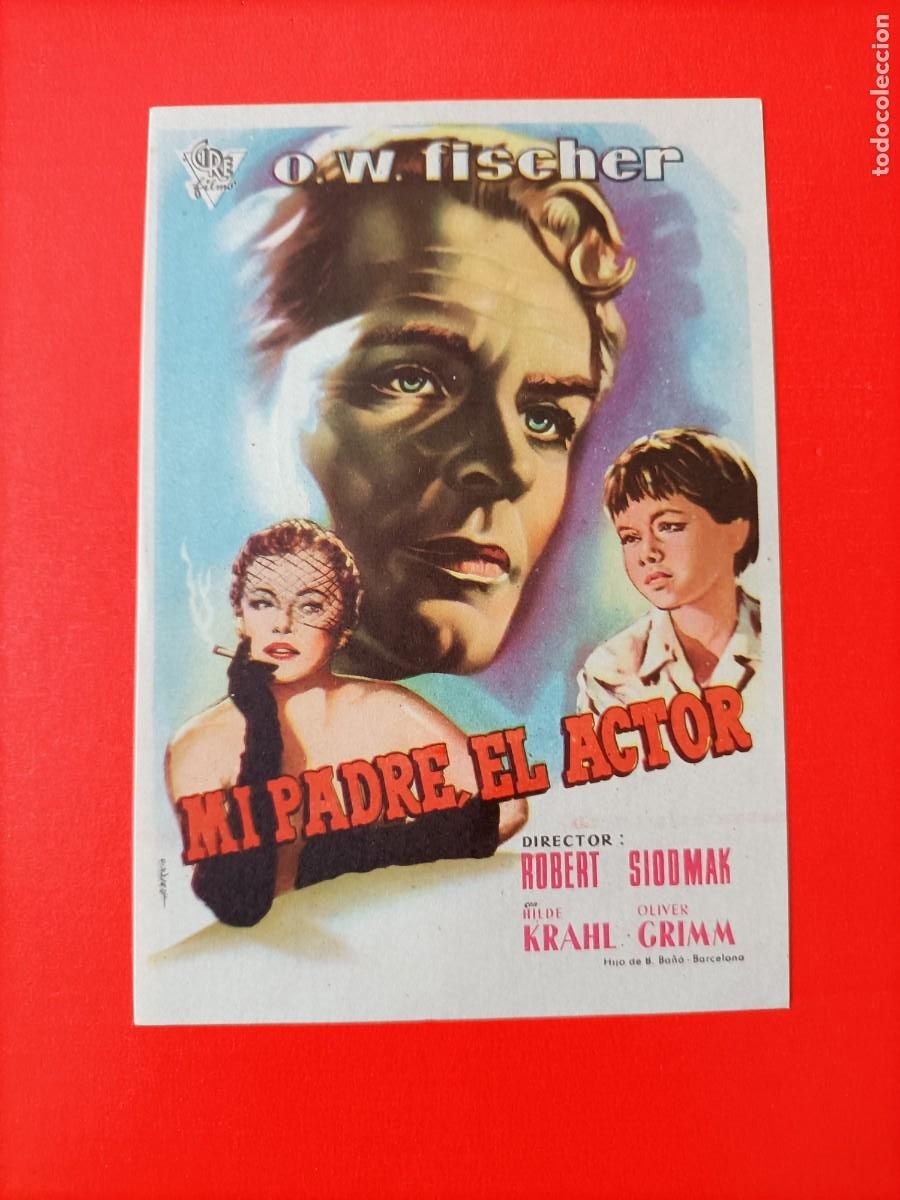 Cine: MI PADRE EL ACTOR. O.W. FISCHER, EST&Aacute; NUEVO. S/P.