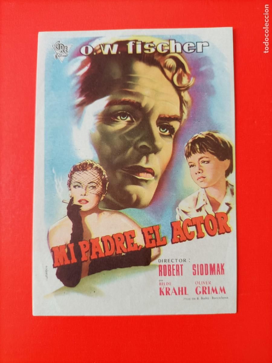Cine: MI PADRE EL ACTOR. O.W. FISCHER, EST&Aacute; NUEVO. S/P.