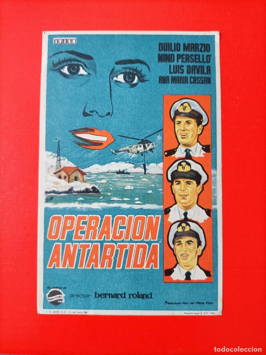 Cine: OPERACI&Oacute;N ANTARTIDA. DUILIO MARZIO, NINO PERSELLO. EST&Aacute; NUEVO. S/P.