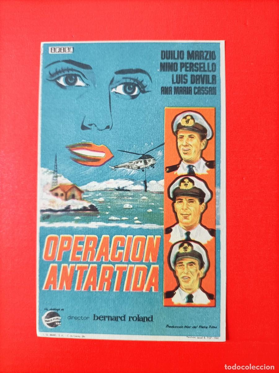 Cine: OPERACI&Oacute;N ANTARTIDA. DUILIO MARZIO, NINO PERSELLO. EST&Aacute; NUEVO. S/P.