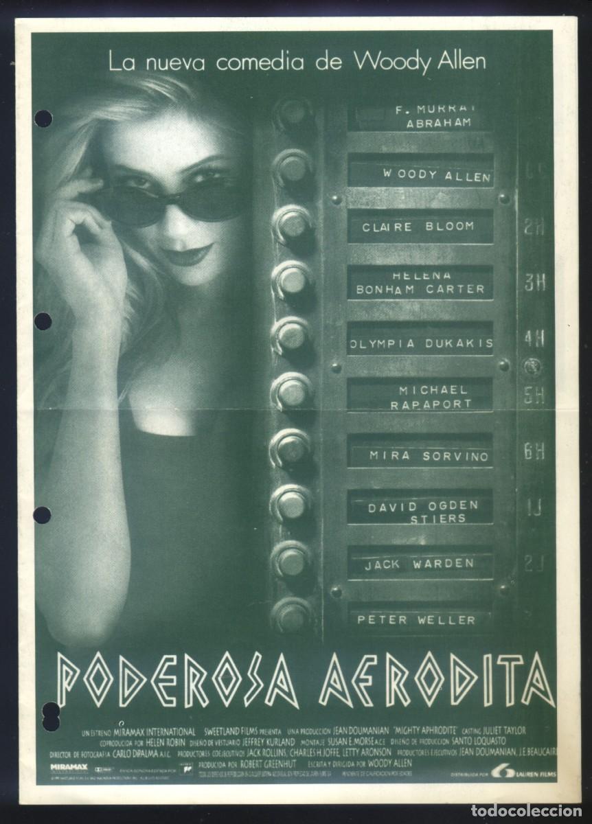 Cine: Q-10071- Poderosa Afrodita (Mighty Aphrodite) (CINES VAN DYCK - SALAMANCA) Woody Allen