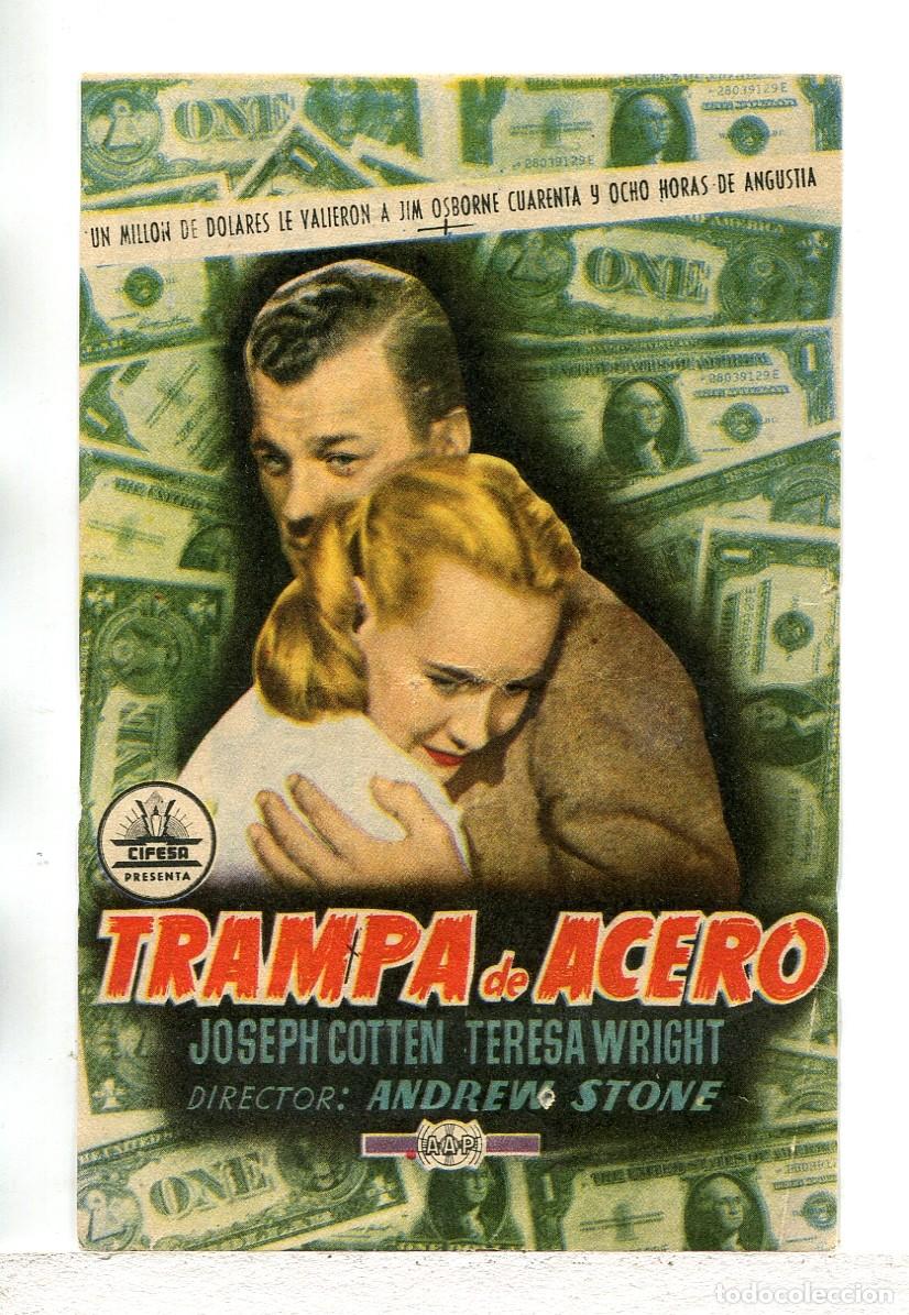 Cine: TRAMPA DE ACERO, con Joseph Cotten.