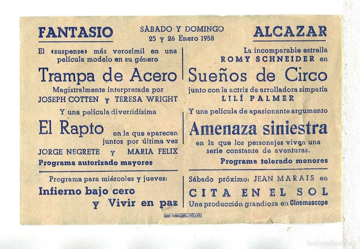 Cine: TRAMPA DE ACERO, con Joseph Cotten. - Foto 2