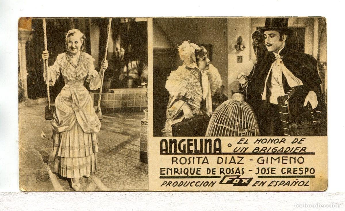 Cine: ANGELINA, con Rosita D&iacute;az.