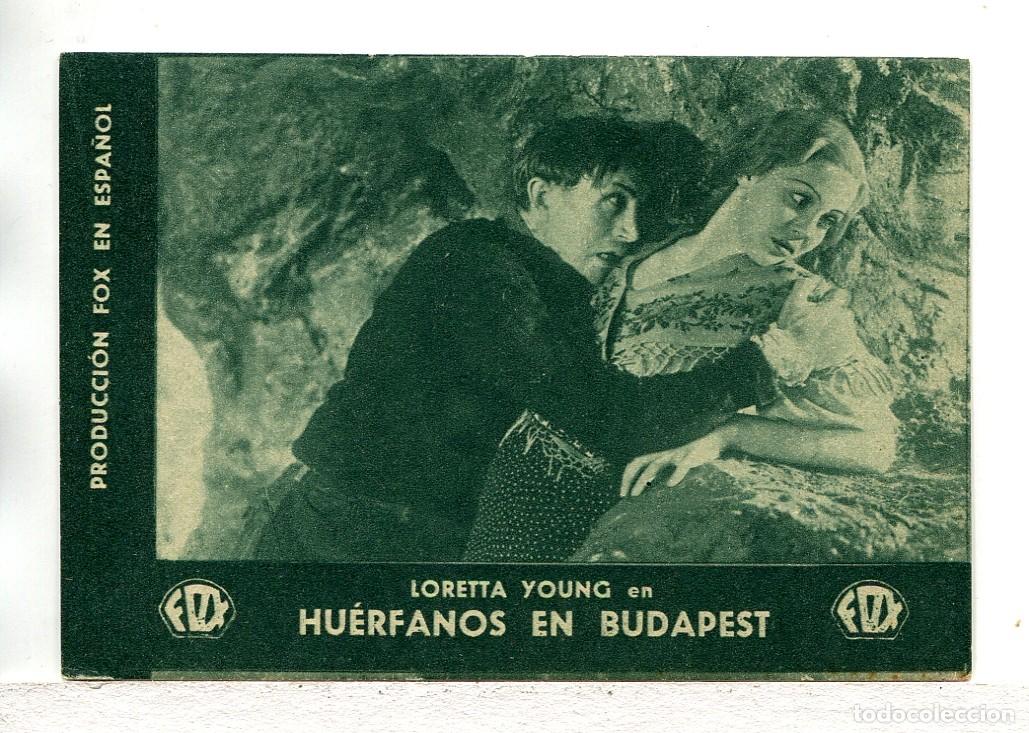 Cine: HU&Eacute;RFANOS EN BUDAPEST, con Loretta Young.