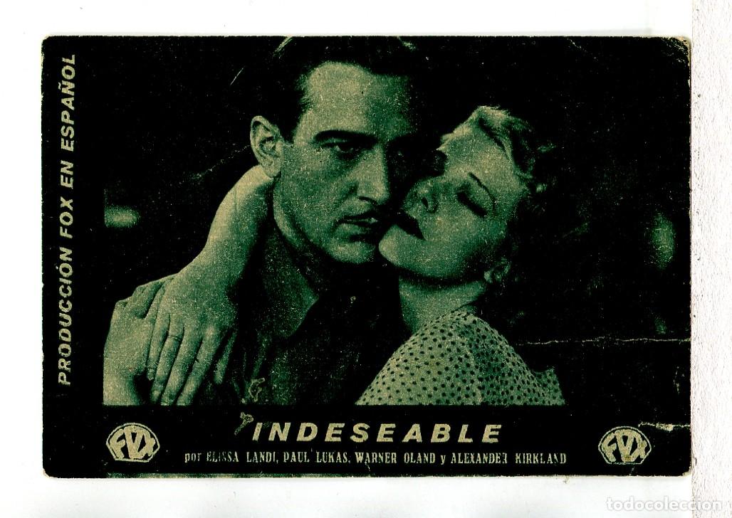 Cine: INDESEABLE, con Elisa Landi. - Foto 1