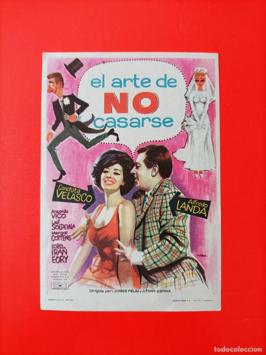 Cine: EL ARTE DE NO CASARSE. EST&Aacute; NUEVO. CONCHA VELASCO, ALFREDO LANDA. S/P.
