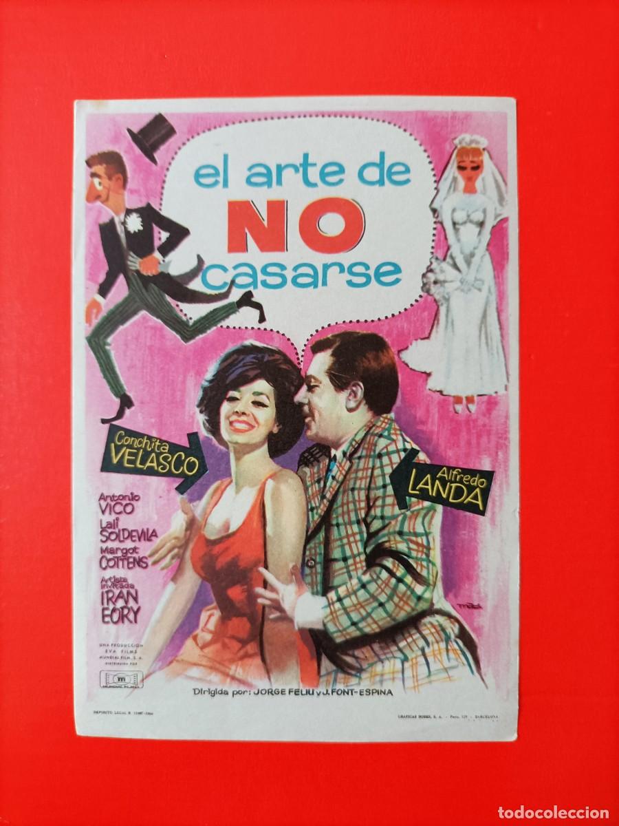 Cine: EL ARTE DE NO CASARSE. EST&Aacute; NUEVO. CONCHA VELASCO, ALFREDO LANDA. S/P.