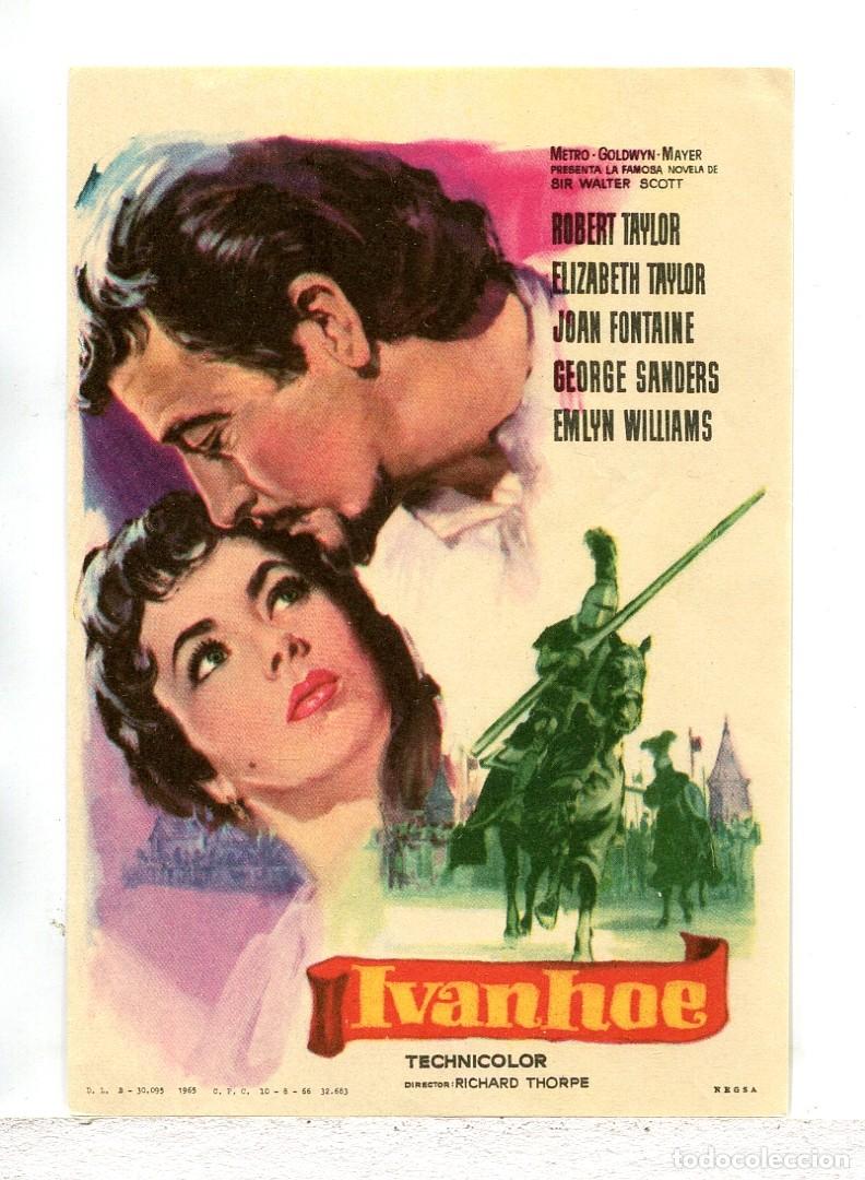 Cine: IVANHOE, con Robert Taylor.
