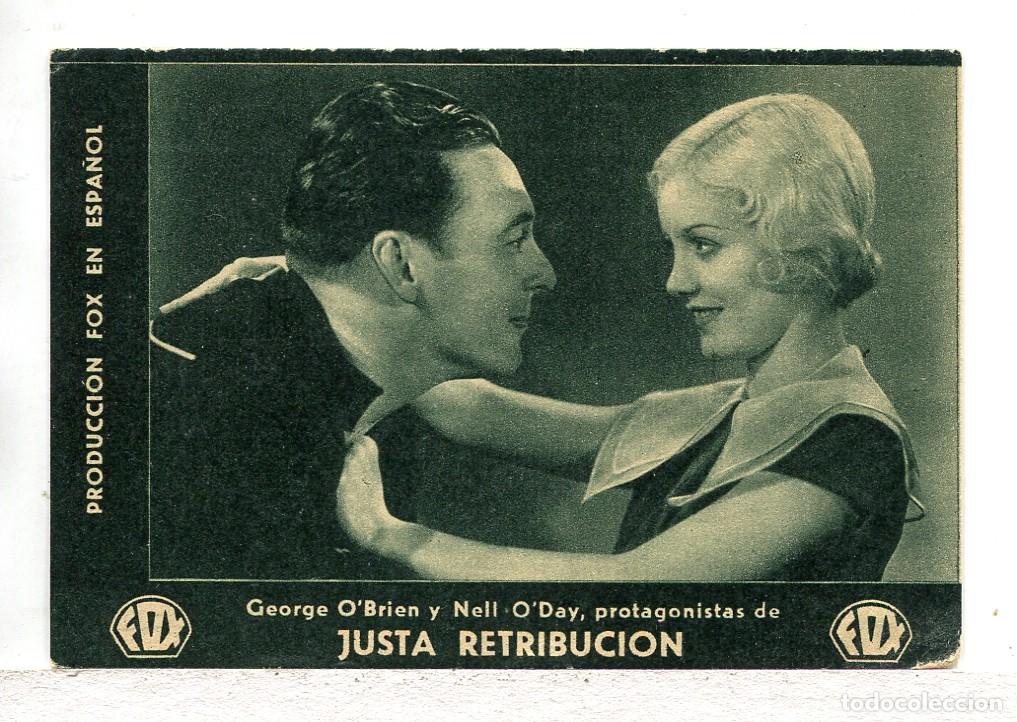Cine: JUSTA RETRIBUCI&Oacute;N, con George O&acute;Brien.