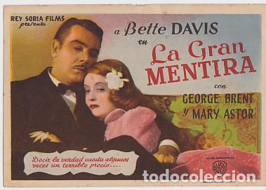 Cine: LA GRAN MENTIRA (sin publicidad)