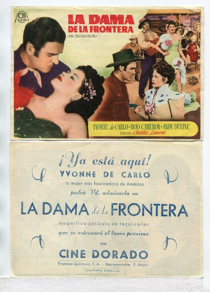 Cine: LA DAMA DE LA FRONTERA, con Yvonne de Carlo. - Foto 1