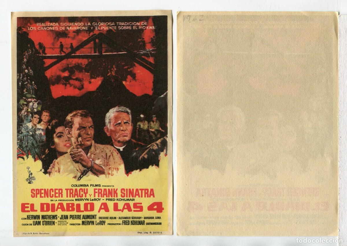 Cine: EL DIABLO A LAS 4, con SPENCER TRACY.