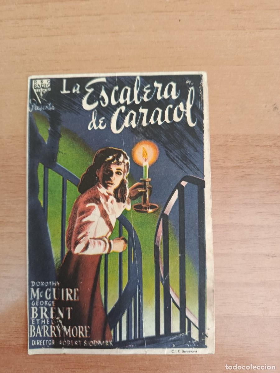  Flyers Publicitaires de films Anciens: TURQ--PROGRAMA DE CINE-- LA ESCALERA DE CARACOL