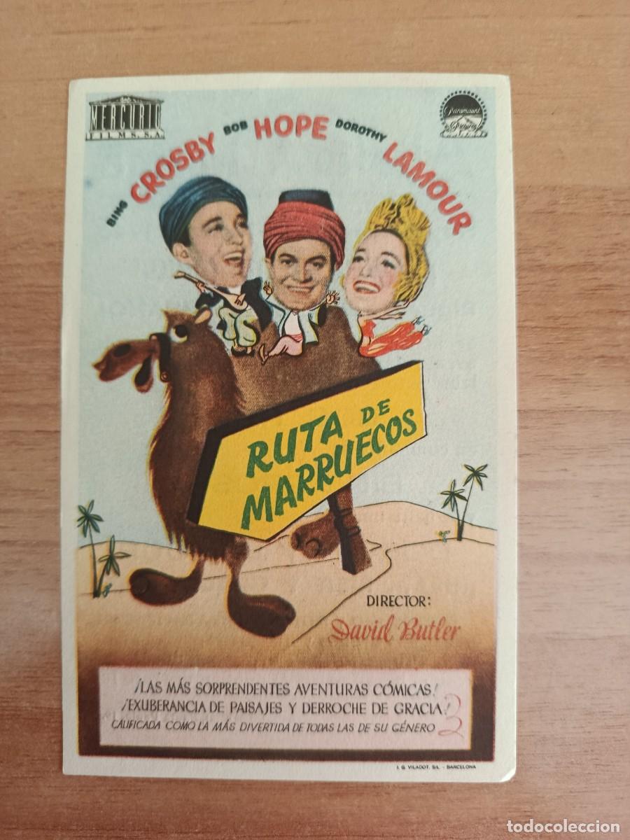  Flyers Publicitaires de films Anciens: TURQ--PROGRAMA DE CINE-- RUTA DE MARRUECOS C.T