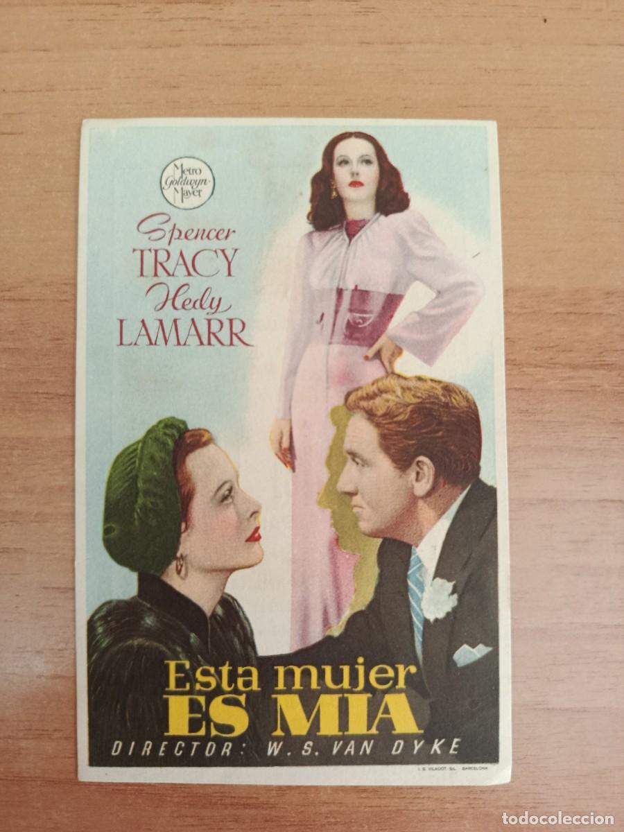  Flyers Publicitaires de films Anciens: TURQ--PROGRAMA DE CINE-- ESTA MUJER ES MIA C.T