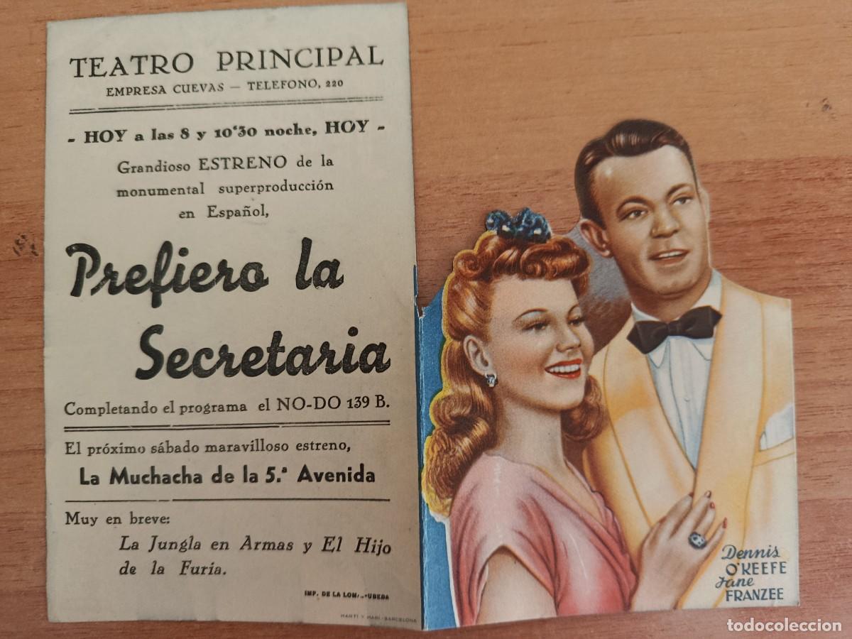 Cine: TURQ--PROGRAMA DE CINE-- PREFIERO LA SECRETARIA C.T