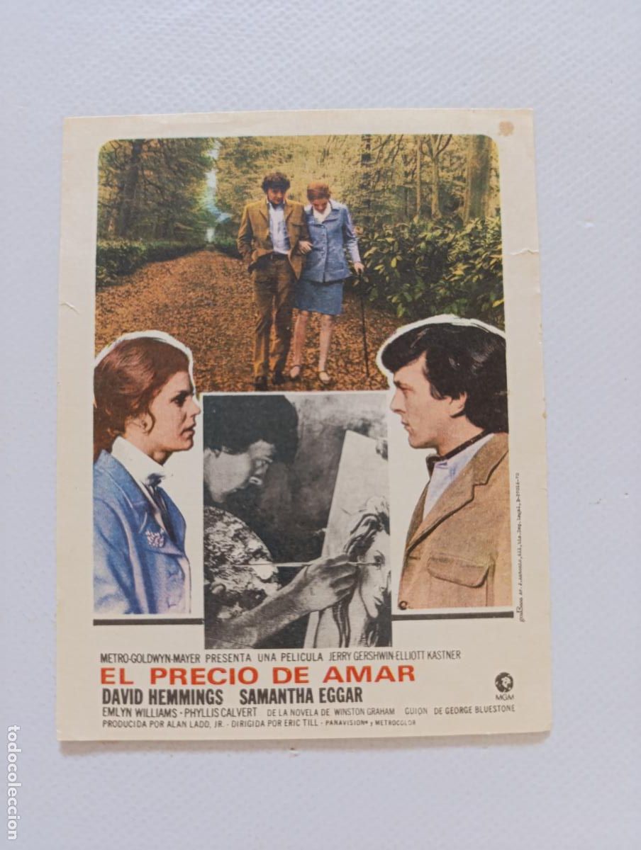 Cine: FOLLETO DE MANO - EL PRECIO DE AMAR - SIN PUBLICIDAD (150D)
