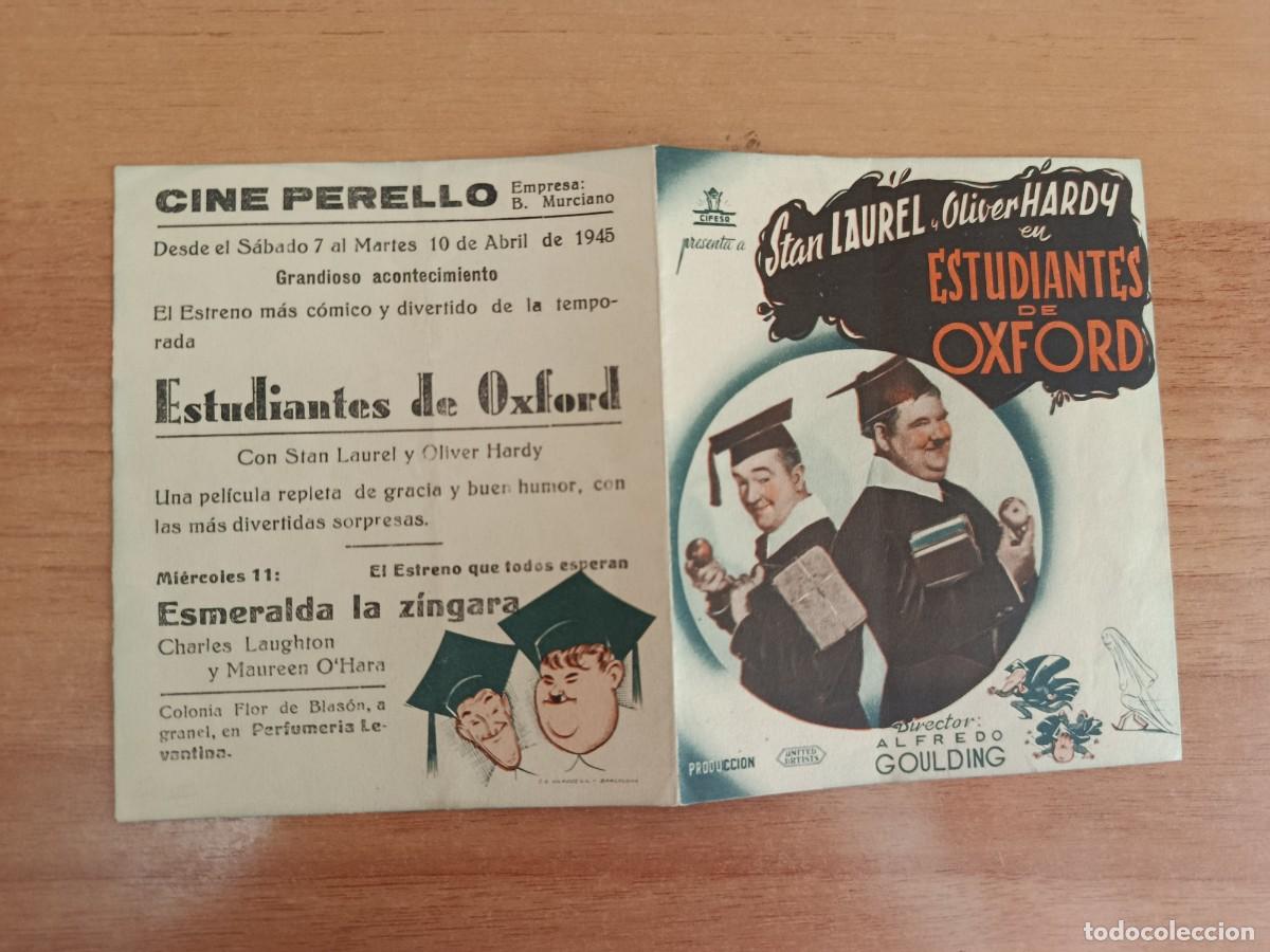Cine: TURQ--PROGRAMA DE CINE-- LAUREL Y HARDY ESTUDIANTES DE OXFORD C.T