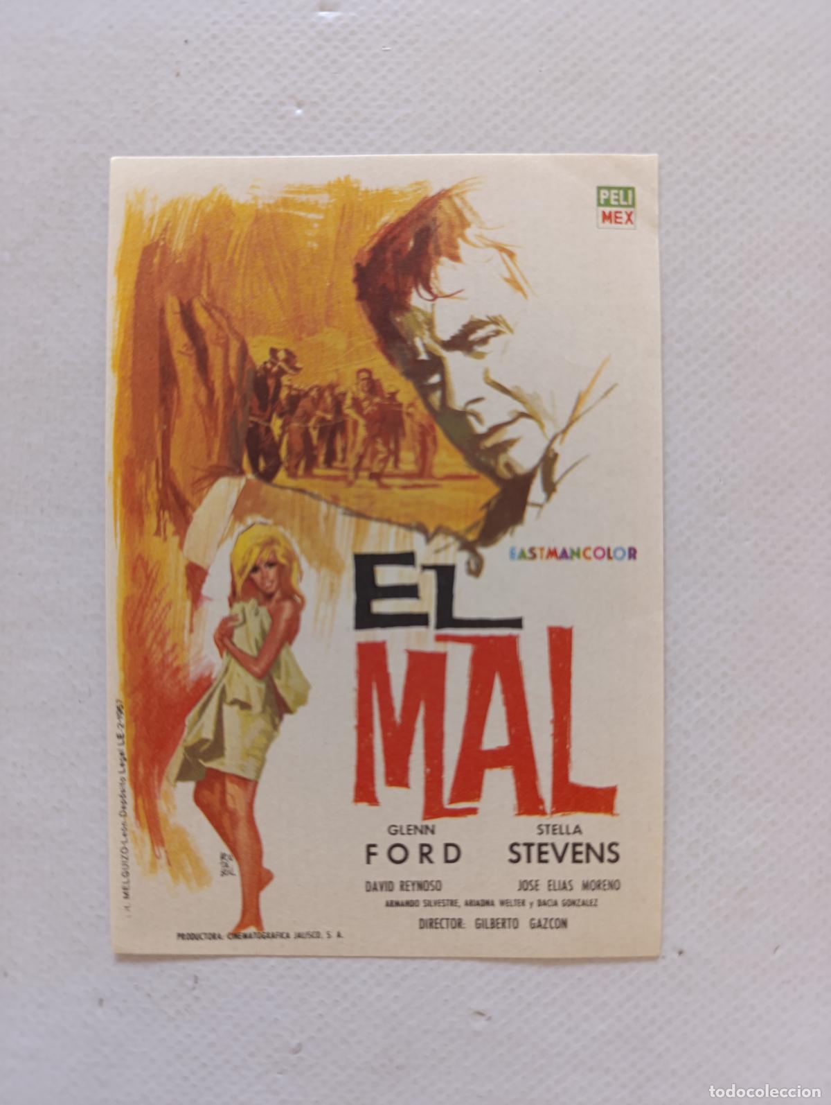 Cine: FOLLETO DE MANO - EL MAL - GLENN FORD - SIN PUBLICIDAD (150F)