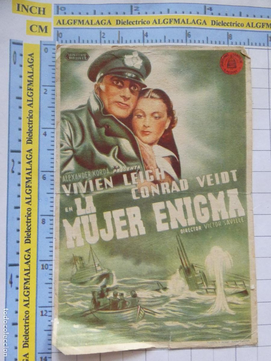 Cine: PROGRAMA DE MANO. PEL&Iacute;CULA LA MUJER ENIGMA 149 - Foto 1