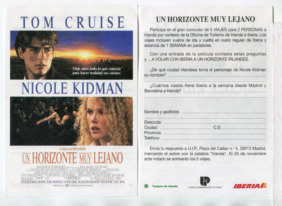 Cine: UN HORIZONTE MUY LEJANO, con Tom Cruise.
