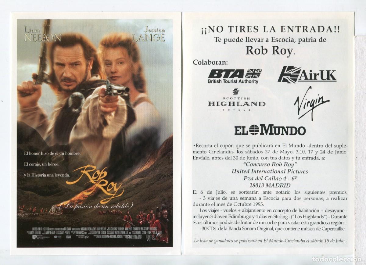 Cine: ROB ROY, con Liam Neeson. - Foto 1