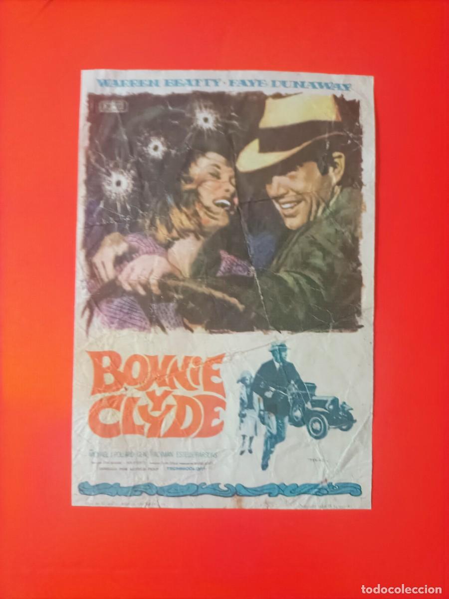 Cine: BONNIE Y CLYDE. C/P. CINE DUQUE, M&Aacute;LAGA. WARREN BEATTY, FAYE DUNAWAY.