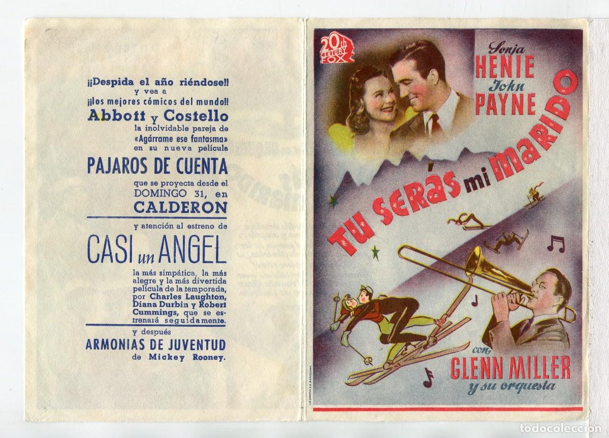 Cine: TU SER&Aacute;S MI MARIDO, con John Payne. - Foto 1