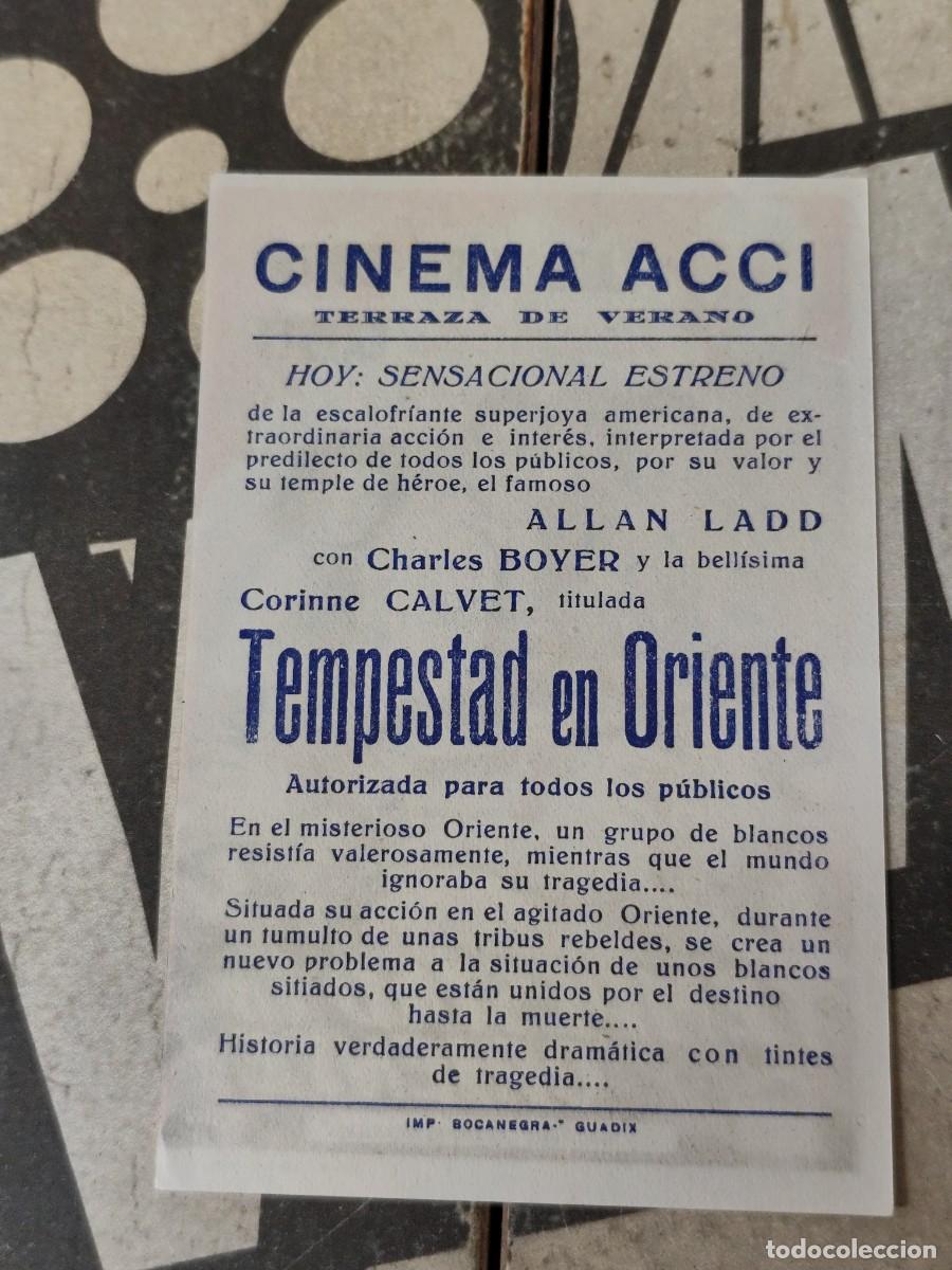 Cine: Tempestad en Oriente con publicidad Cinema Acci Guadix - Foto 2
