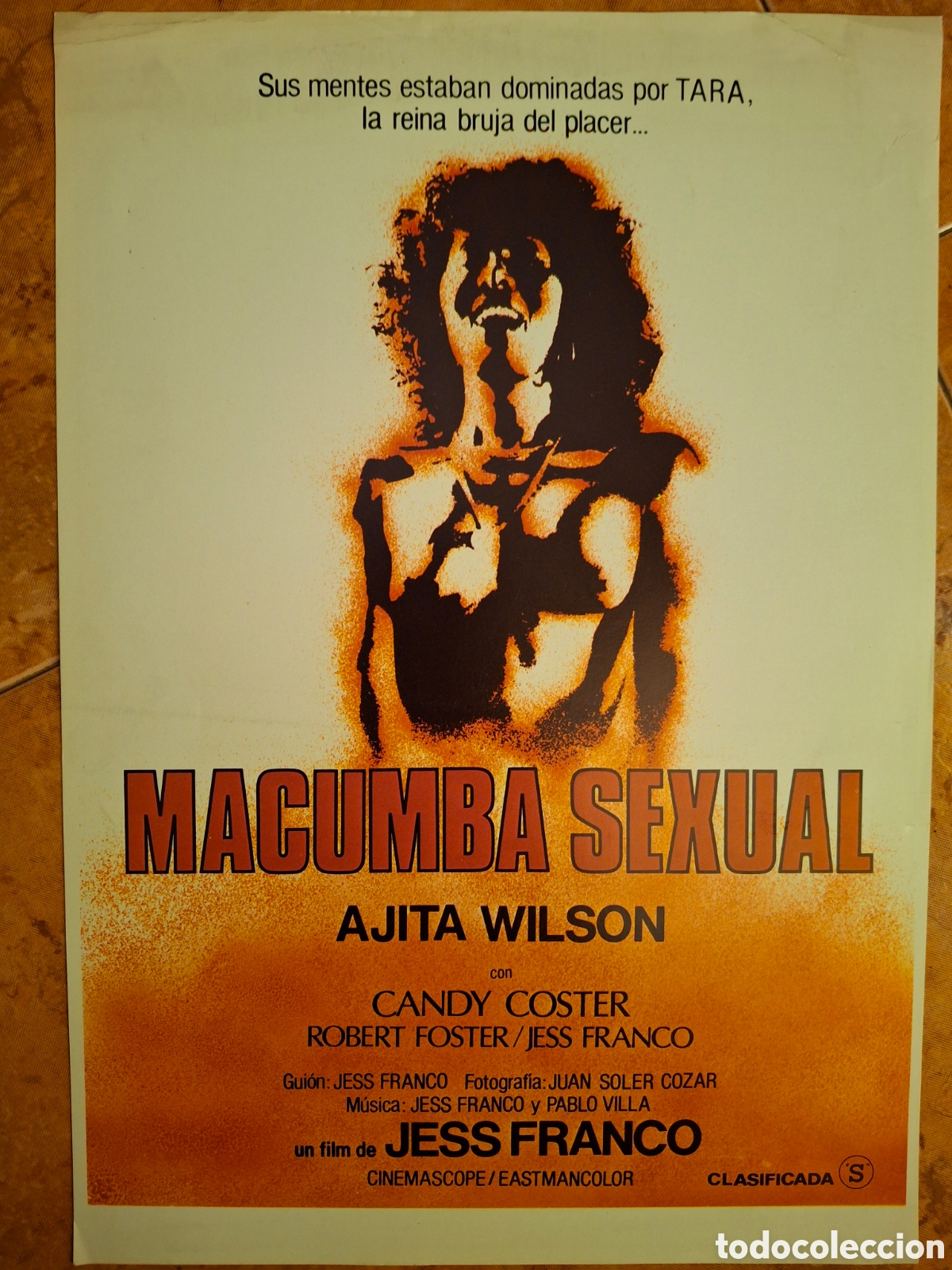 Cine: Gu&iacute;a publicitaria original &rdquo;Macumba Sexual&rdquo; (1982) - Jess Franco / Clasificada S
