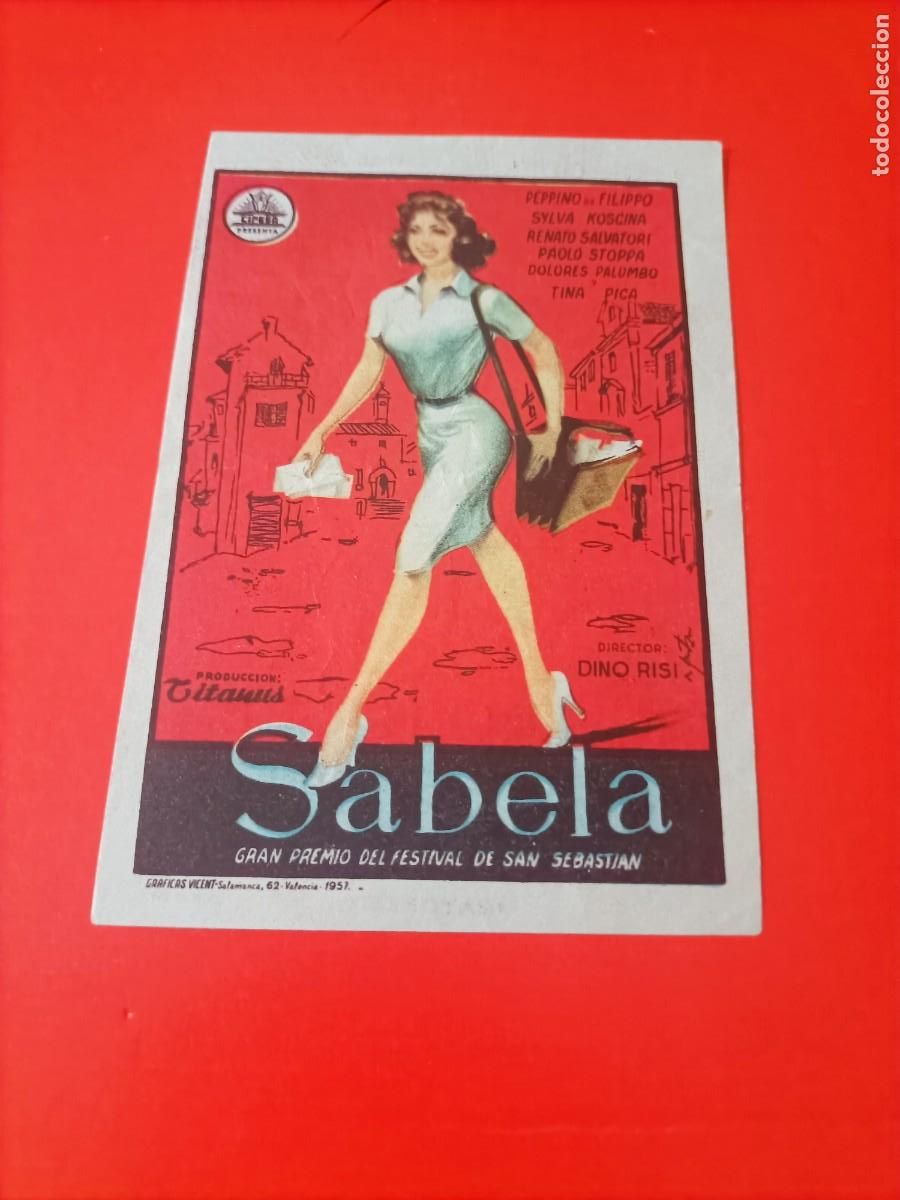 Cine: SABELA. C/P. TEATRO TRUEBA, EST&Aacute; NUEVO, TINA PICA, SYLVA KOSCINA.